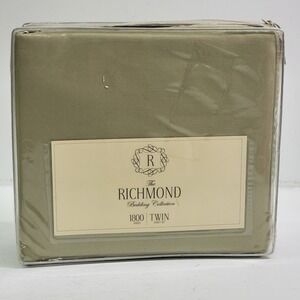 Richmond 1800 Count Deluxe 4pc Poly Microfiber Deep Pocket Green Bed Sheet Set